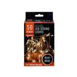 Battery Operated LED String Lights - Indoor / Warm White, 5 metre